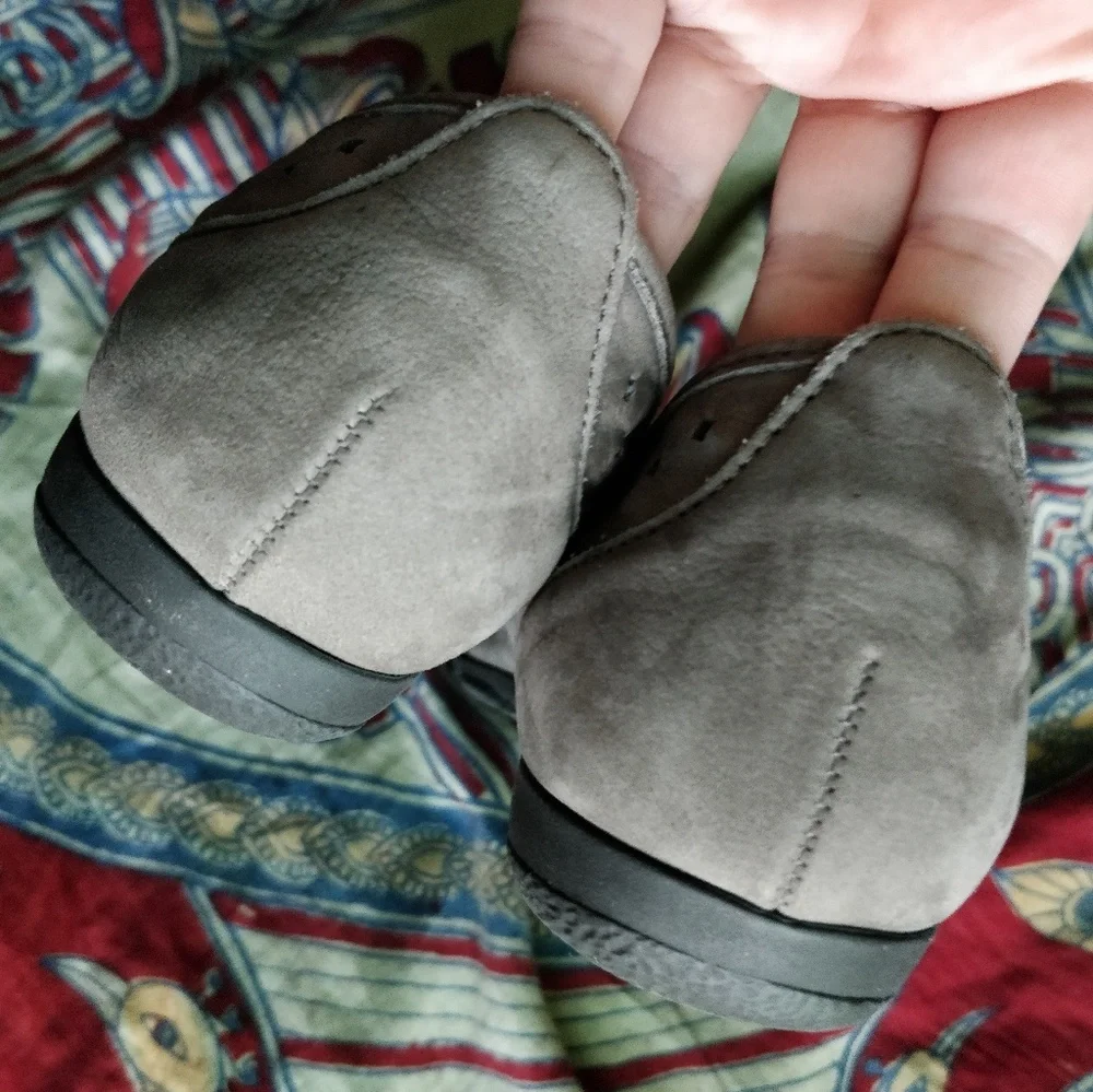Gabor Hovercraft grey suede ballet flats 6… - Picture 4 of 8